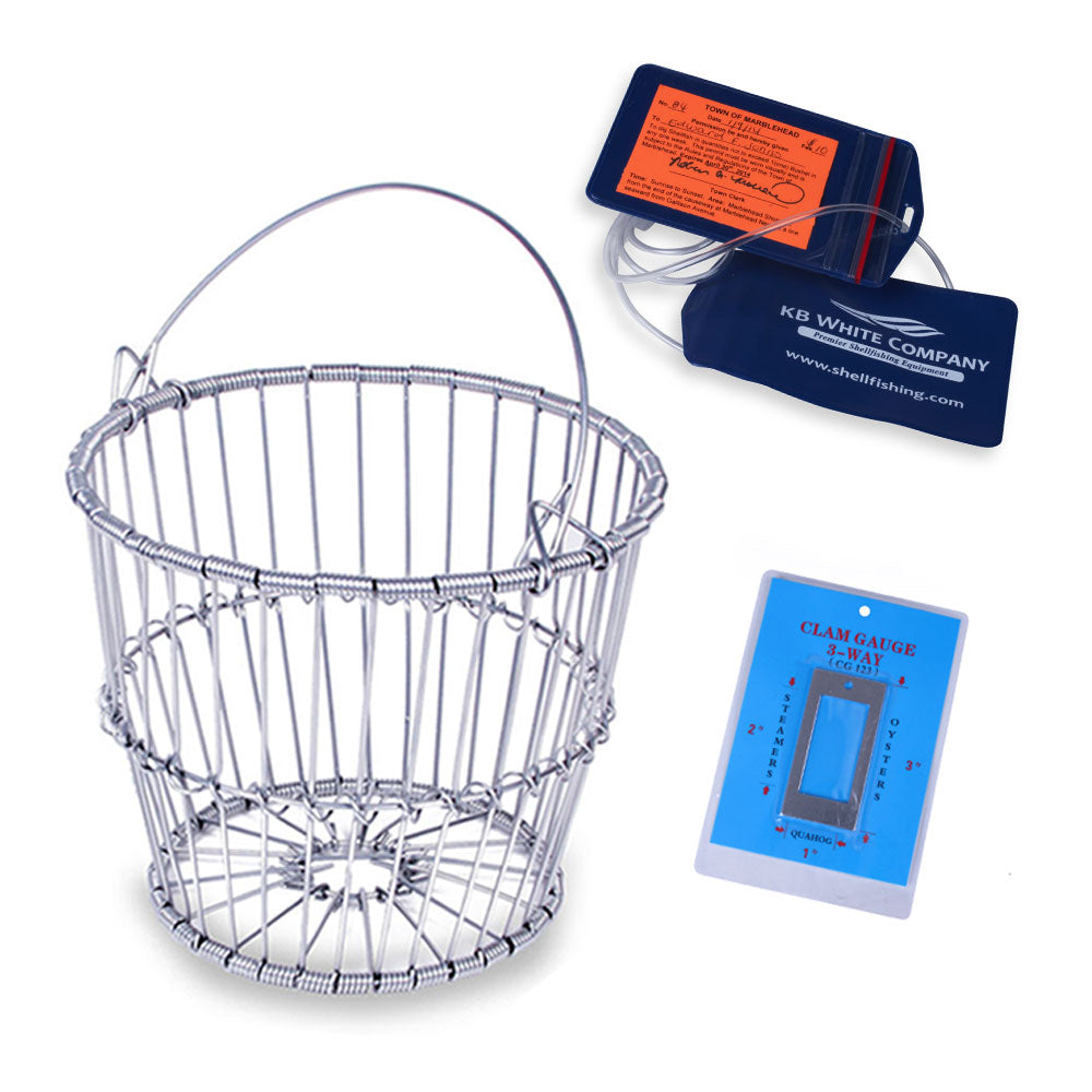 Seasonal Package 22- COMPLETE PECK CLAM BASKET