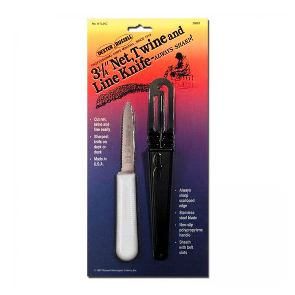 3.25” Net, Twine Line With Sheath - KB White