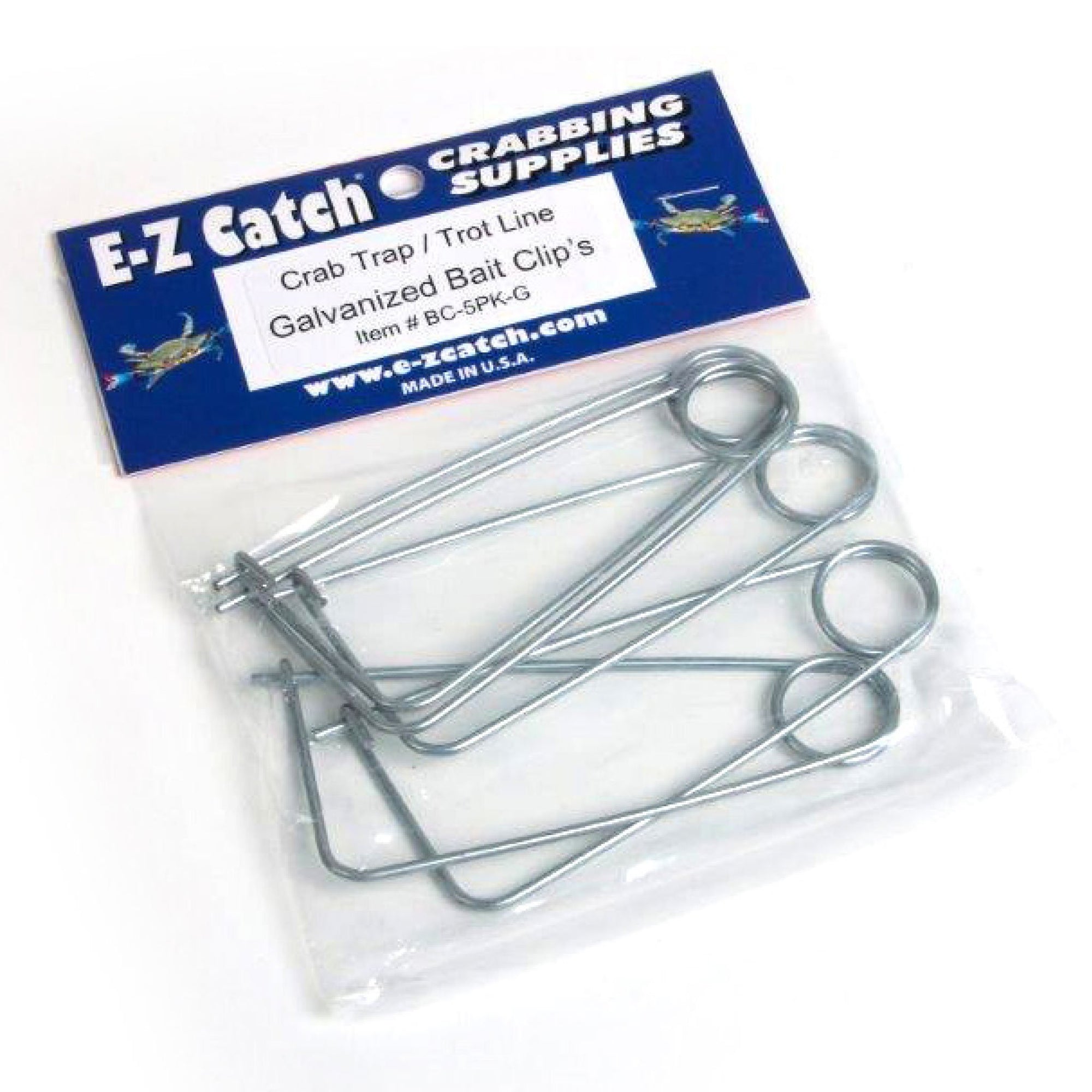 Galvanized Bait Clips-PACK OF 5