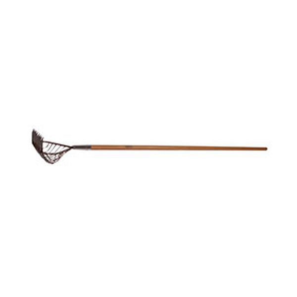 Quarterback Short Handle Basket Rake - KB White